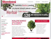 Tablet Screenshot of blomberg.cz