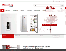 Tablet Screenshot of blomberg.dk